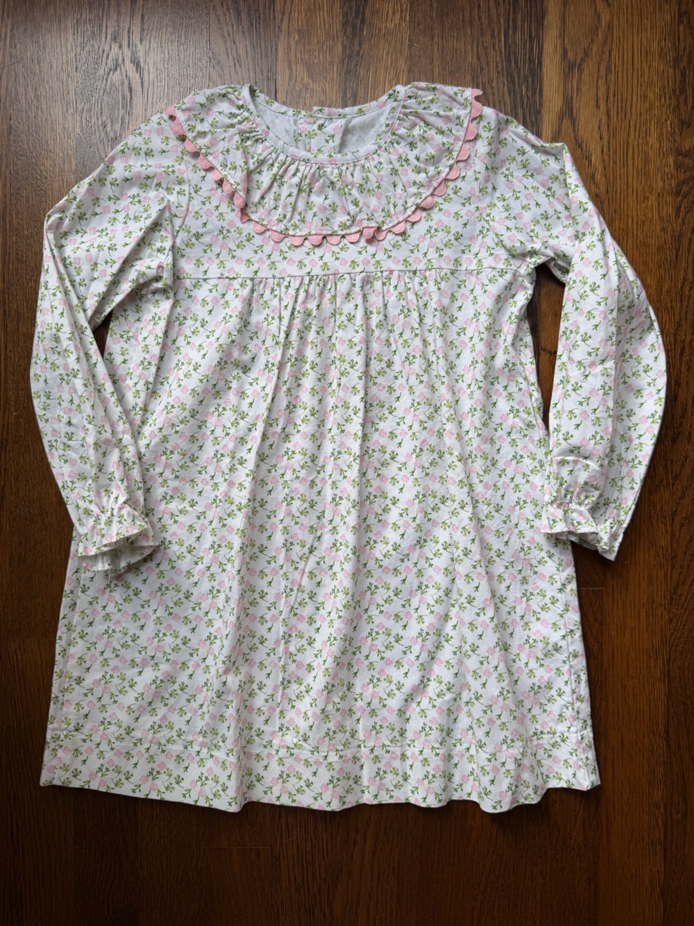 Hannah Kate Pink Floral Long-Sleeve Dress 6